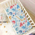 Sports Hockey Fitted Crib Sheet for Boys and Girls, 52 X 28 in, Mini Crib Sheets