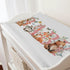 Baby Animals Boho Floral Changing Pad Cover, Woodland Animals Butterflies Leaves for Boy Girl, Soft Stretch Fitted