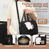 Rwigeboo Diaper Bag, Large Capacity Diaper Tote Bag with Multi-Pocket, Handheld/Crossbody, Zipper Baby for Travel