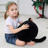 16'', WeBingo Black Cat Plush Toy Giant Cat Stuffed Animal Plushies Pillow for Girl Boy Kid Adult, Large Big Soft Gift