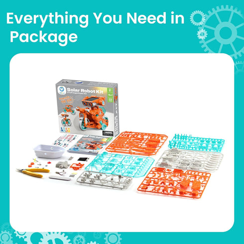 Sillbird 8-14, 15-in-1 Set, 212 Solar Robot Building Kit STEM Gift for Boys Aged DIY Science Educational Robotic Solar
