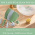 Nontoxic Reusable Baby Food Pouches - Premium Food Grade Silicone - BPA & PFAS Free - Leak-Proof Design - Easy to Clean