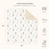 30"x40"(Bunny) lulumoon Baby Blankets for Newborn Unisex: Thermal Minky Dotted Backing with Bunny Print - Muslin