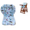 twoworld High Chair Cushion, Large Thick Baby Seat Liner Mat Pad Cover, Breathable, Blue Animal