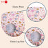 Joyo roy 4Pcs Plastic Diaper Covers for Girls, Potty Training Underwear, Waterproof Training Pants 3T-4T
