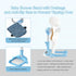 SteelSuperb Anti-Pinch 6-36 Foldable Baby Shower Stand, Toddler Shower Stand with Anti-Slip Base & Silicone, Baby
