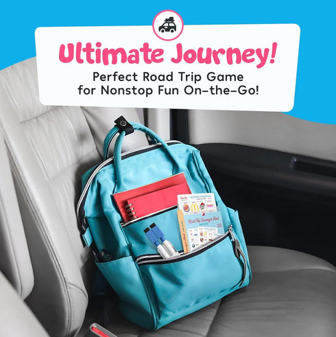 Car Bingo - Road Trip Essentials, Activities and Games for Kids Ages 4-8