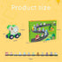 12pc Wooden Magnetic Train Track Set for Toddlers, Montessori Educational Baby Toy for 2-5 Year Olds