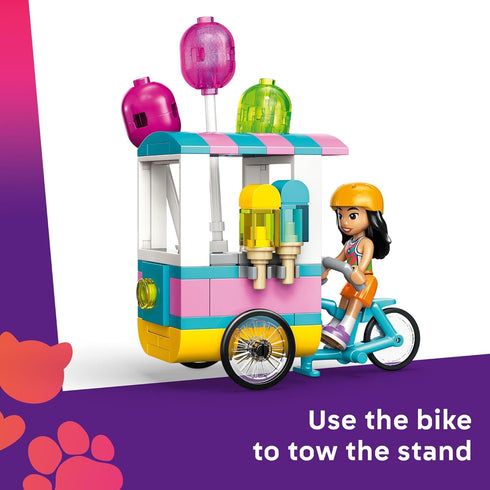 Set 6+ 42692 LEGO Friends Ice Cream & Balloon Stand Building Toy for Girls & Boys - Pretend Play for Kids, Ages