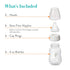 4 (Pack 6) Evenflo Feeding Premium Proflo Venting Balance Plus Standard Neck Baby, Newborn and Infant Bottles