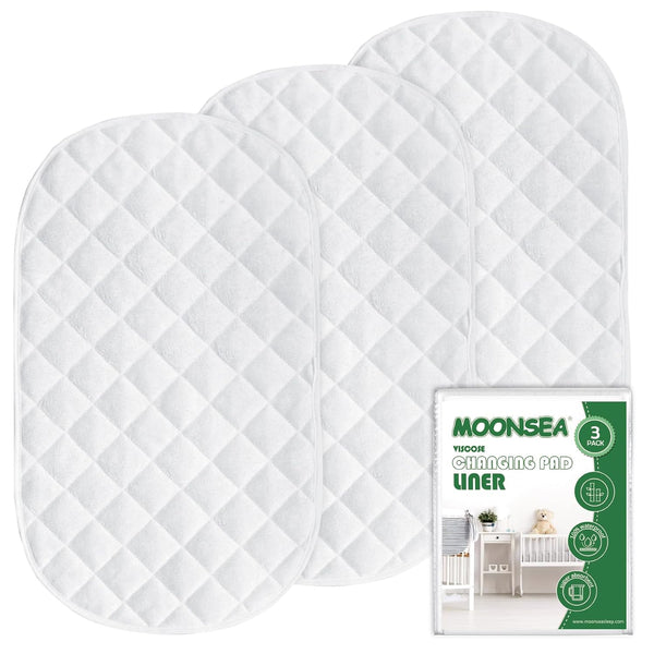 Diaper Changing Pad Liner Non-Slip, Waterproof Terry Mat Changing Pad Cover Liner,