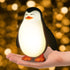 Tcamp Cute Penguin Night Light for Kids, 3 Level Dimmable Nursery Nightlight
