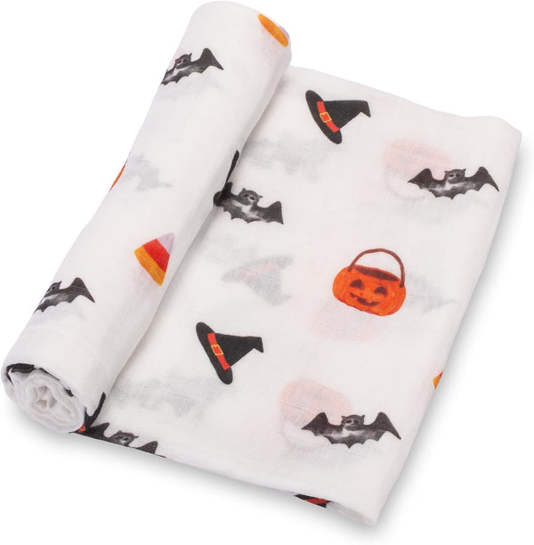 LollyBanks Swaddle Blanket, 100% Cotton Baby Blanket, Soft Muslin Swaddle Blankets 47