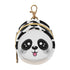 Panda Round Pacifier Storage Case with Zipper, Portable Pacifier Case for Travel,