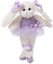 Bearington Collection Ballerina Stuffed Animal, Bunny Twirlina, Ballet Doll, Dance Recital Gifts for Girls, 12"