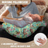 Qehuruxo Horse Boy Nursing Pillow Cover for Baby Boys Flower Breastfeeding Pillow Slipcover with Hidden Zipper Nursing