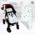 Baby Stroller Cushion, Universal Soft Cotton Seat Pad Liner for Newborn, 34x78cm (Dinosaur+Grey)