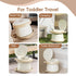 Travel Potty Seat for ToddlerFoldable Car Potty for Toddler, Portable Toilet Seat for Kids with Potty Liners, Absorbent