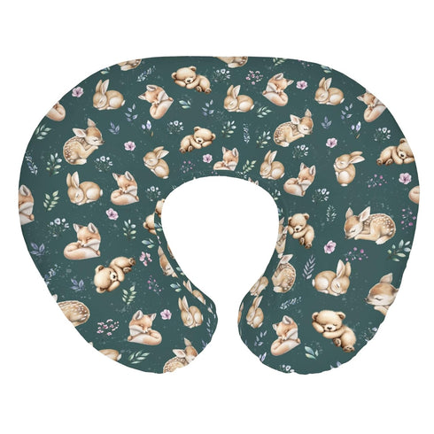 Sleeping Spring Animals Nursing Pillow Covers for Boy Girl Bear Deer Bunny
