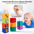 Kingtree Baby Blocks, 9PCS Soft Squeeze Building Blocks Stacking Toys for 6+ Months Babies, Educational Set