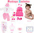 Aori 22 inch Lifelike Reborn Baby Doll with Feeding Toy Accessories Gift Set