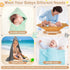 Sublaga 15 5 10 Set, 32 32 Inch Pcs Baby Bath Towels- x Hooded Baby Towels and x Baby Washcloths x Hooded Toddler Towel
