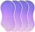 decor gift 4 Pack 22x11in Cotton Neutral Burp Cloths Soft and Absorbent? Purple Gradient Modern Art wash rag for Gender