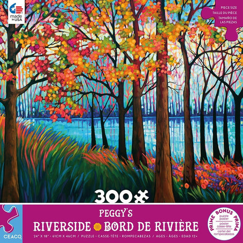 Ceaco - Peggy's Riverside - 300 Piece Jigsaw Puzzle