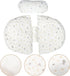 U-Shaped Maternity Pillow and Pregnancy Lumbar Cushion for Pregnant Women, Adjustable Abdominal Support Waist Cushion