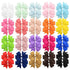 40PCS 3 Inch Hair Bows for Girls, Grosgrain Ribbon Toddler Hair Accessories with Alligator Clip