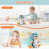 MOONTOY Penguin Baby Toys for 6 to 12 Months, Musical Light Up Crawling Walking Toy for Toddler Boys and Girls