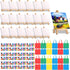 Teling 24 Packs Mini Canvas with Easel Paint Set Kids Painting Kit