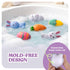6 Pack, 6 ArtCreativity Easter Basket Stuffers for Toddlers, Mold Free Bath Toys, No Hole Easter Bath Toys, Soft