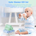 Cloths,16 Pack,12x12 Inches,(Pink,Green,Blue,White) MUKIN Baby Washcloths and Burp