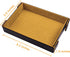 SIQUK Magnetic Folding Dice Tray Rectangle Dice Rolling Tray PU Leather Trays Foldable Holder Rolling Mat Storage Box