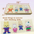 Wooden Bunny Family Dress-up Puzzle Box for Toddlers (72pcs) - Change Clothes Puzzle Games for Kids Ages 3+