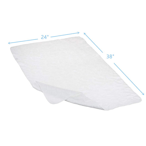 2 Pack 24" 38" American Baby Company Waterproof Embossed Quilt-Like Flat Reusable Portable/Mini-Crib Size Protective