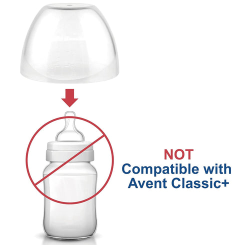 Maymom Dome Caps Compatible with Avent Natural PP Bottles or Natural Glass Bottles, Not for Classic Dome