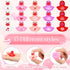25 1.57 Inch Junkin Pcs Valentine Mini Rubber Ducks Small Rubber Ducks in Bulk Festive Duckies Heart for Birthday Party