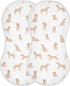 YYZZH Labrador Retriever Dogs Pattern Muslin Burp Cloths for Baby 2 Pack Soft