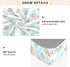 miaozhen 1 Pack 52x28 Cotton Crib Sheets for Baby Boys Girls Soft Breathable Cute Cartoon Beach Owl Aqua Toddler Bed