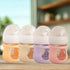 Kingwi 4 Pack 4 OZ) Silicone Sleeves for Avent Natural Glass Baby Bottles, Anti Breakage Bottle Holder, Compatible