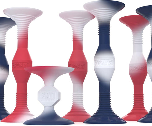Popdarts USA Themed PRO Pack Game Set, Indoor Outdoor Suction Cup Throwing Game, Red White Blue Wigglenobber Target