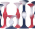 Popdarts USA Themed PRO Pack Game Set, Indoor Outdoor Suction Cup Throwing Game, Red White Blue Wigglenobber Target