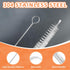 WDPOER Set 5, Cleaning Brushes for Reusable Drinking Straws, of Long Wire Handle, Bottle and Straw Cleaner for Stanley