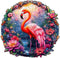 Wooden Puzzles for Adults, Flamingo Wooden Jigsaw Puzzles, Unique Animal Shape Wood Cut Puzzles for Puzzle Lovers