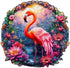 Wooden Puzzles for Adults, Flamingo Wooden Jigsaw Puzzles, Unique Animal Shape Wood Cut Puzzles for Puzzle Lovers