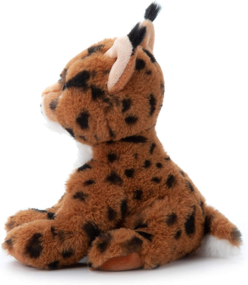 9 inches The Petting Zoo Bobcat Stuffed Animal, Gifts for Kids, Wild Onez Zoo Animals, Bobcat Plush Toy
