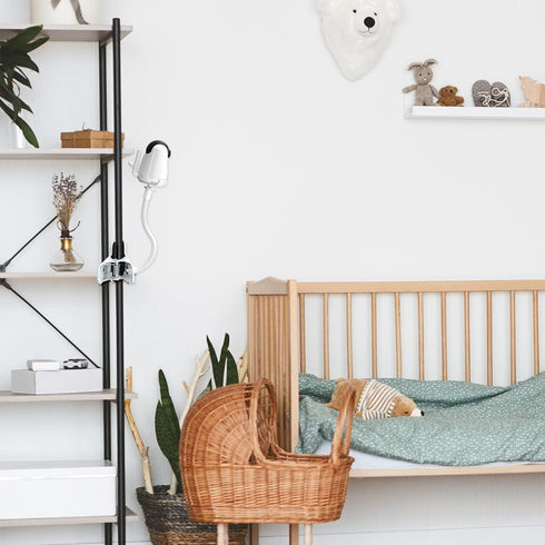 Baby Monitor Stand for VAVA and Hipp, Flexible Baby Camera Mount Shelf for Crib Nursery