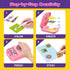 90 3D 6-10 8-12 Sticker Maker for Kids - Make Your Own Puffy Stickers Kit - DIY More Stickers Arts and Crafts for Kids